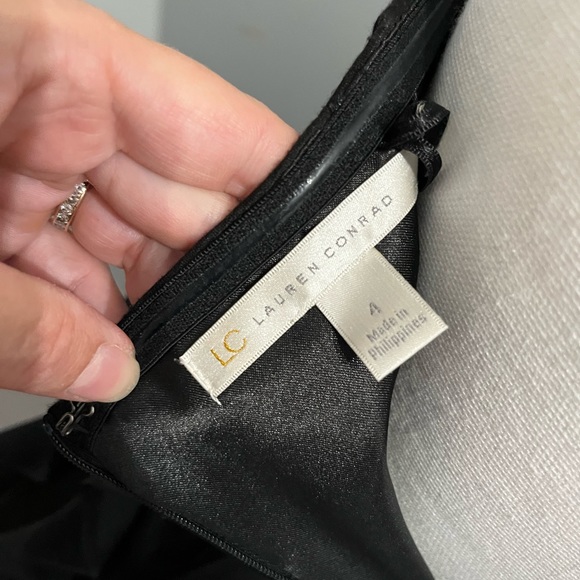 Black LC Lauren Conrad Strapless Cocktail Dress - Picture 2 of 2